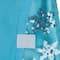 20" Blue Sequin Snowflake Pattern Mini Christmas Tree Skirt